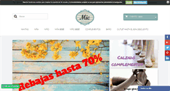 Desktop Screenshot of micmodainfantil.com